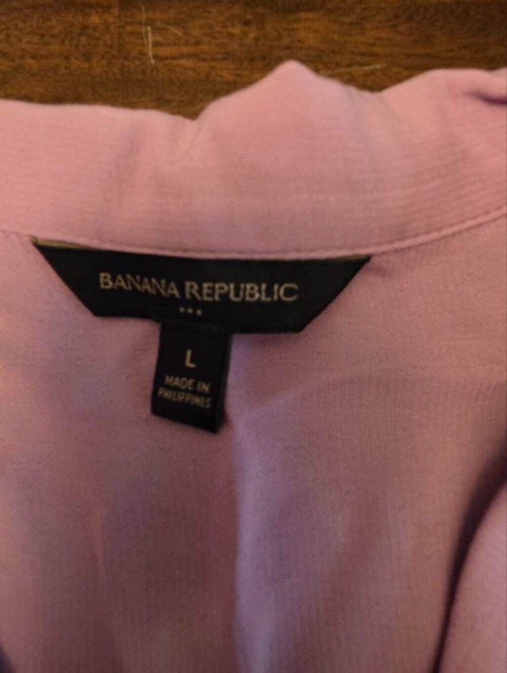 Banana Republic Short Sleeve Camp Collar Linen Blend Button-Down Shirt - Size L - Picture 3 of 6